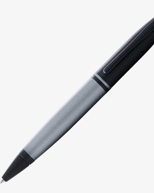 Cross Calais Matte Gray and Black Lacquer Ballpoint Pen AT0112-26