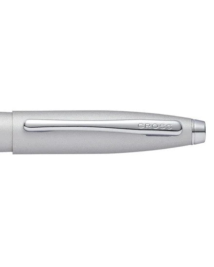 قلم حبر جاف Selectip® Rollerball Pen من Cross Calais™ بلمسات الكروم الساتان