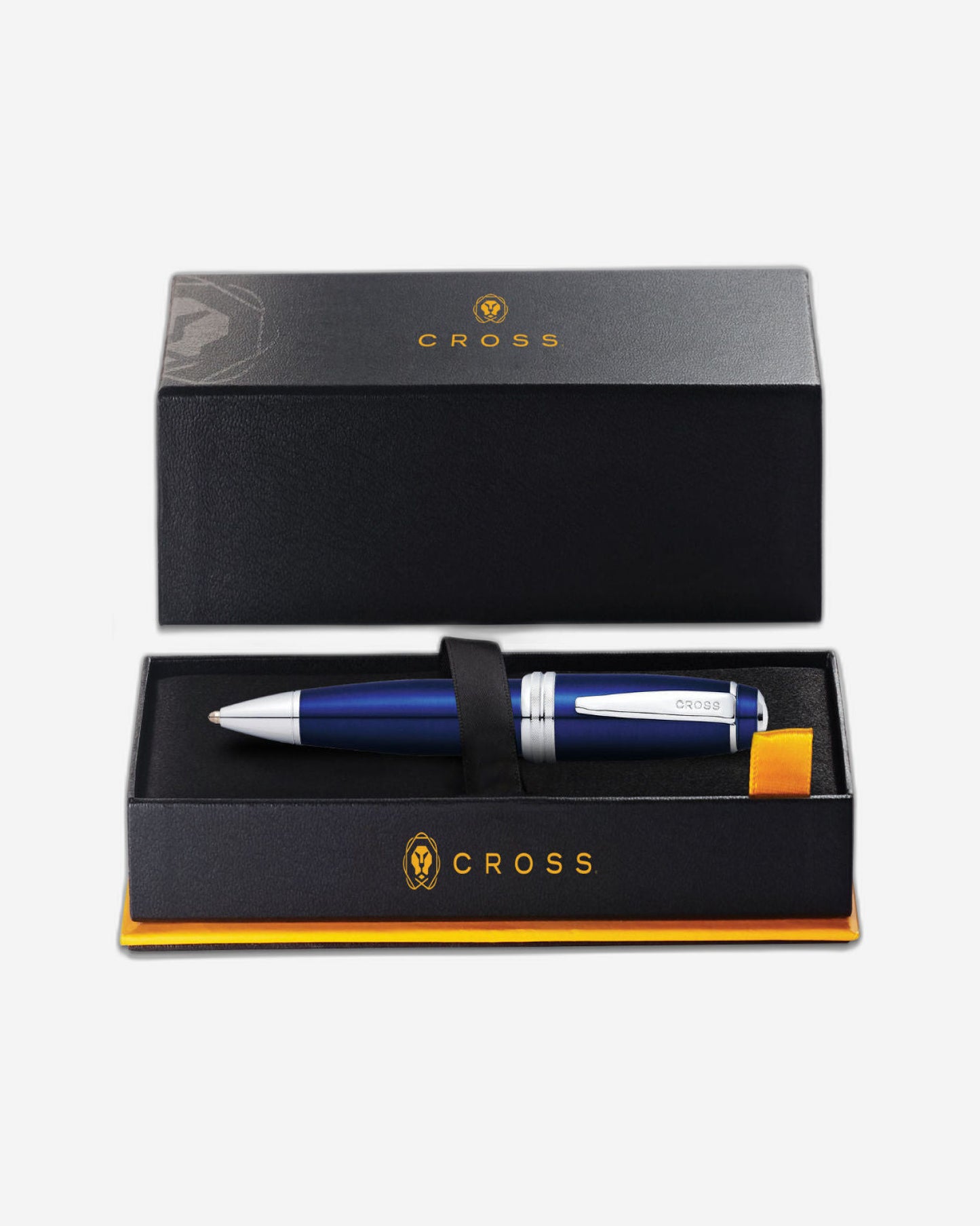 قلم حبر جاف Cross Bailey™ أزرق لامع مع كروم مصقول - AT0452-12