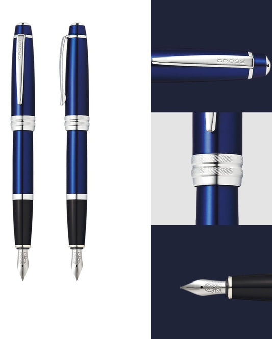 قلم حبر سايل باللون الأزرق اللامع – طراز بيلي من كروس