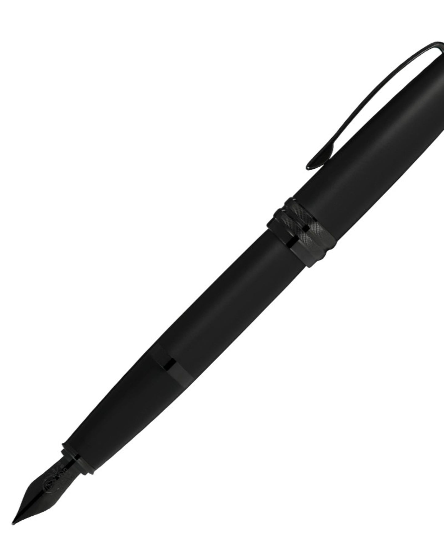 Cross Bailey Matte Black With Black Fountain Pen Medium Nib AT0456-19MJ