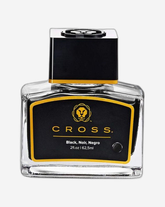 مجموعة هدايا قلم حبر جاف كروس بيلي أسود مطلي بالكروم - سن متوسط ​​AT0456-7MS/5