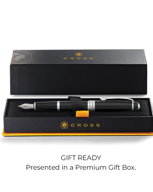 قلم حبر سايل باللون الأسود اللامع – طراز بيلي من كروس