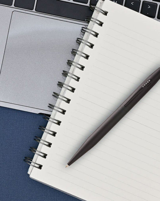 قلم Cross Tech2™ ثنائي الوظيفة باللون الأسود الساتان AT0652-1