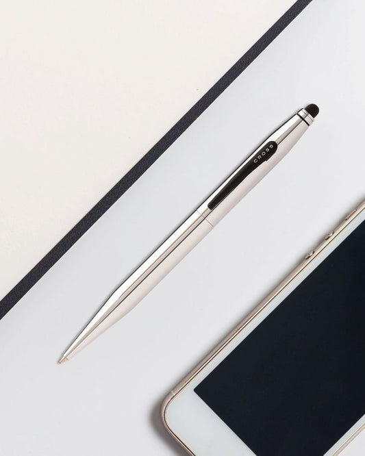 قلم حبر جاف مزدوج الوظائف من Cross Tech2™ Chrome AT0652-2