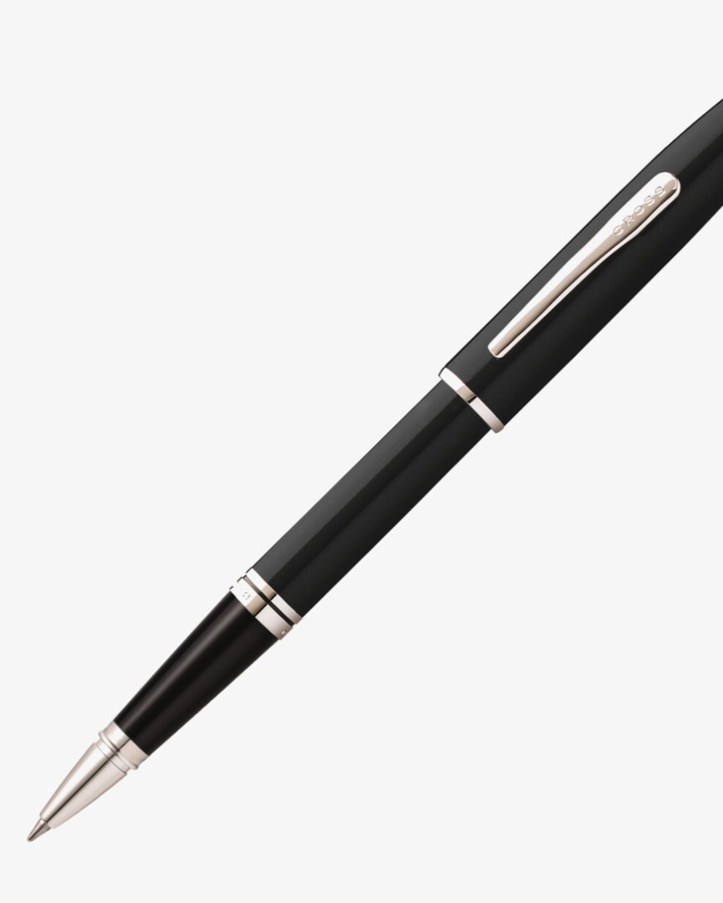 Cross Coventry Black Lacquer With Polished Chrome Appointments Rollerball Pen