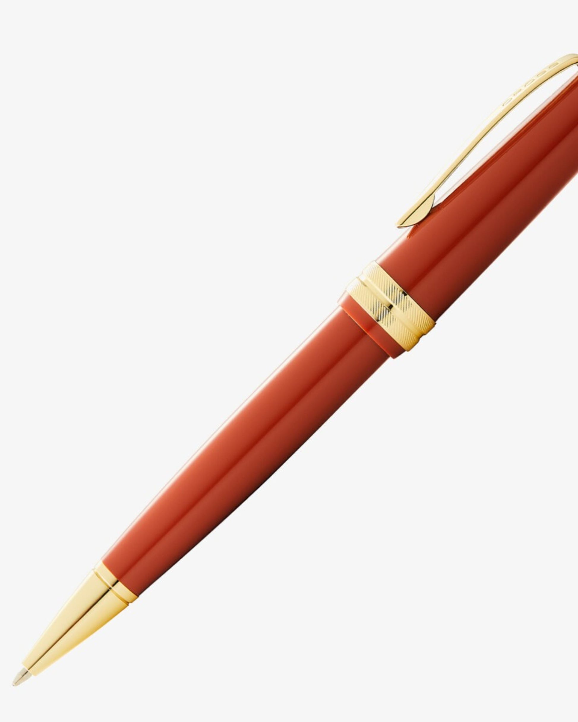 Cross Bailey Light™ Polished Amber Resin And Gold Tone Fine-Tip Ballpoint Pen