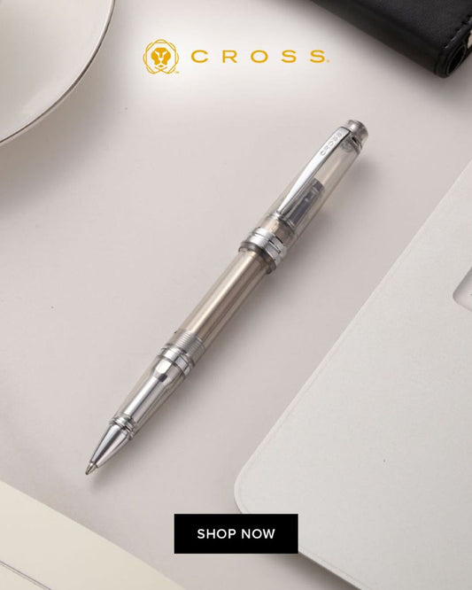 قلم حبر جاف من الراتنج الشفاف Cross Bailey Light™ AT0742-17