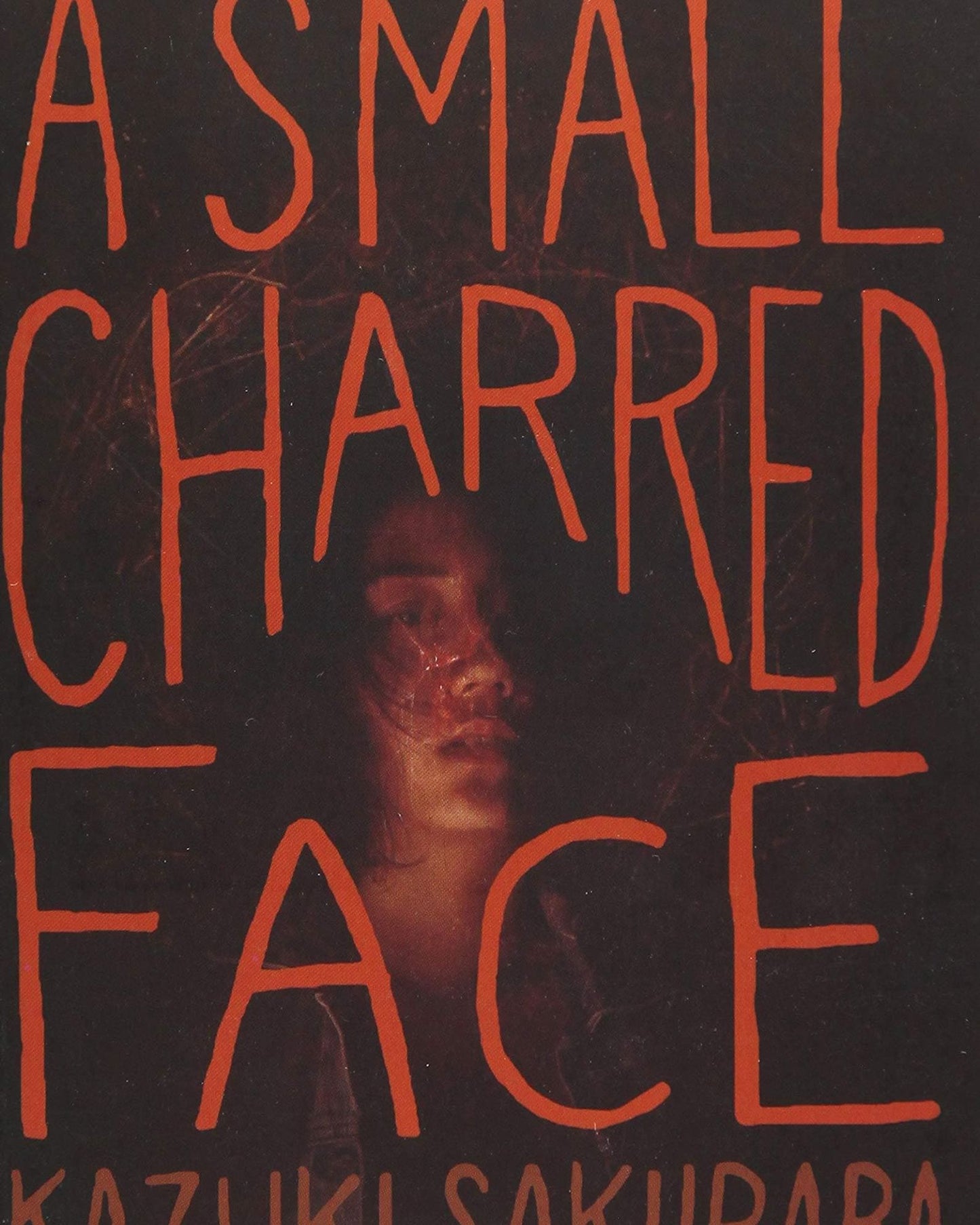 وجه صغير متفحم