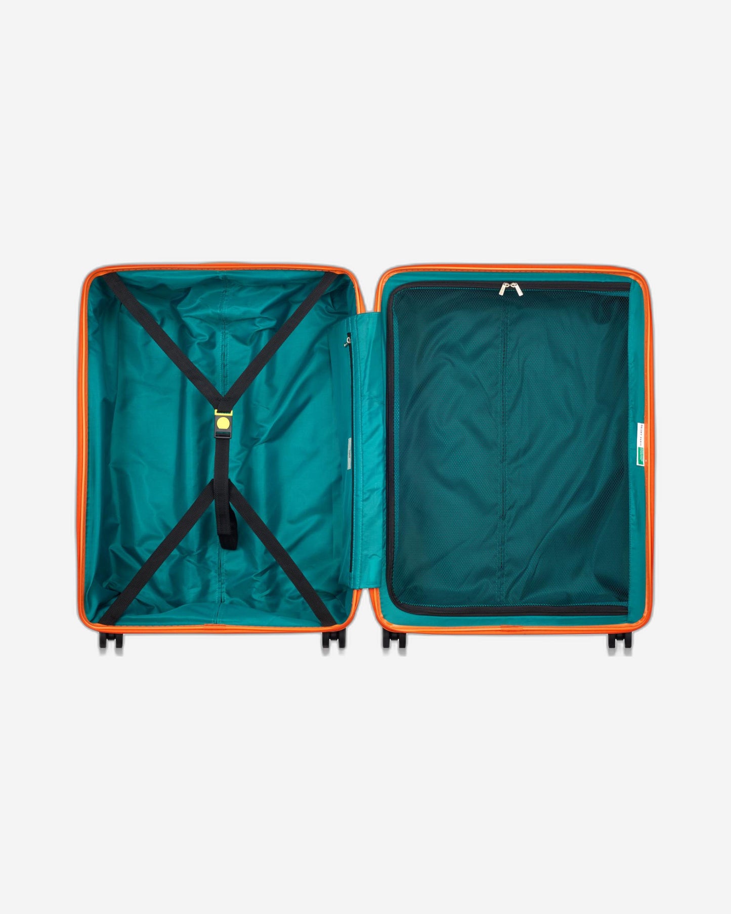 عربة أمتعة UCOB Fabrica 4 ذات العجلات المزدوجة والغطاء الصلب غير القابل للتمدد