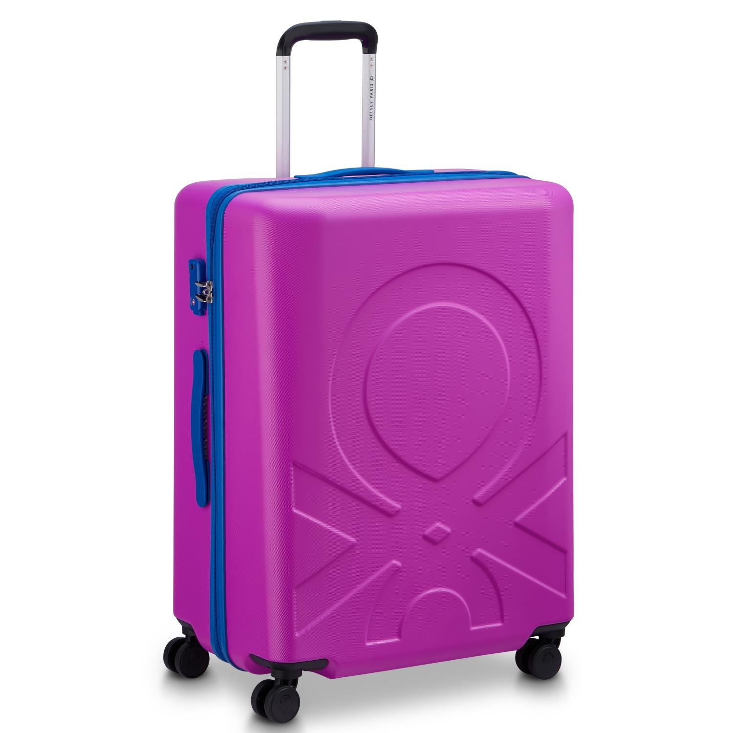 عربة أمتعة UCOB Fabrica 4 ذات العجلات المزدوجة والغطاء الصلب غير القابل للتمدد