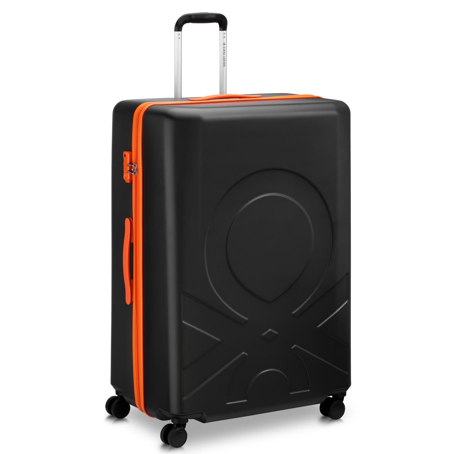 عربة أمتعة UCOB Fabrica 4 ذات العجلات المزدوجة والغطاء الصلب غير القابل للتمدد