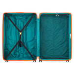 عربة أمتعة UCOB Fabrica 4 ذات العجلات المزدوجة والغطاء الصلب غير القابل للتمدد