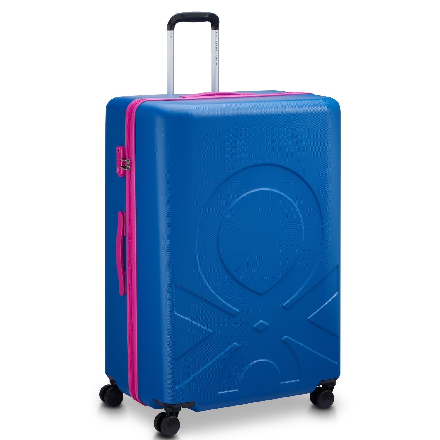 عربة أمتعة UCOB Fabrica 4 ذات العجلات المزدوجة والغطاء الصلب غير القابل للتمدد