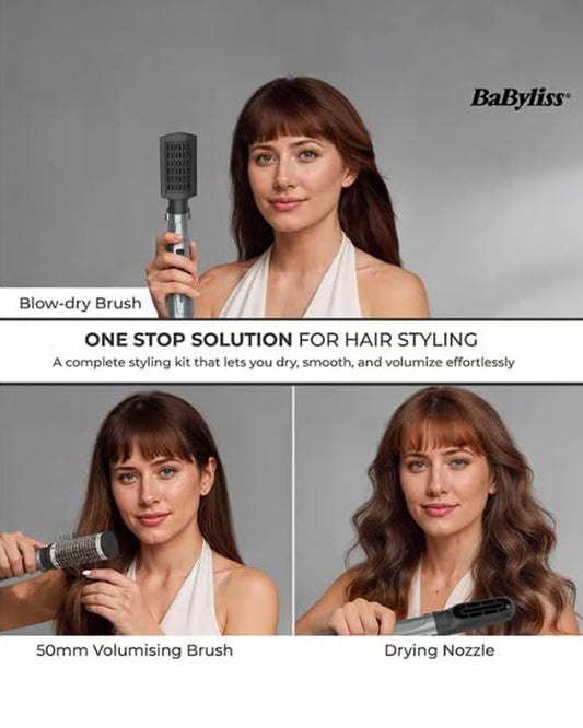 BaByliss Xanadu Air Styler, 1000W, Dark Grey – AS261SDE (ESMA Certified)
