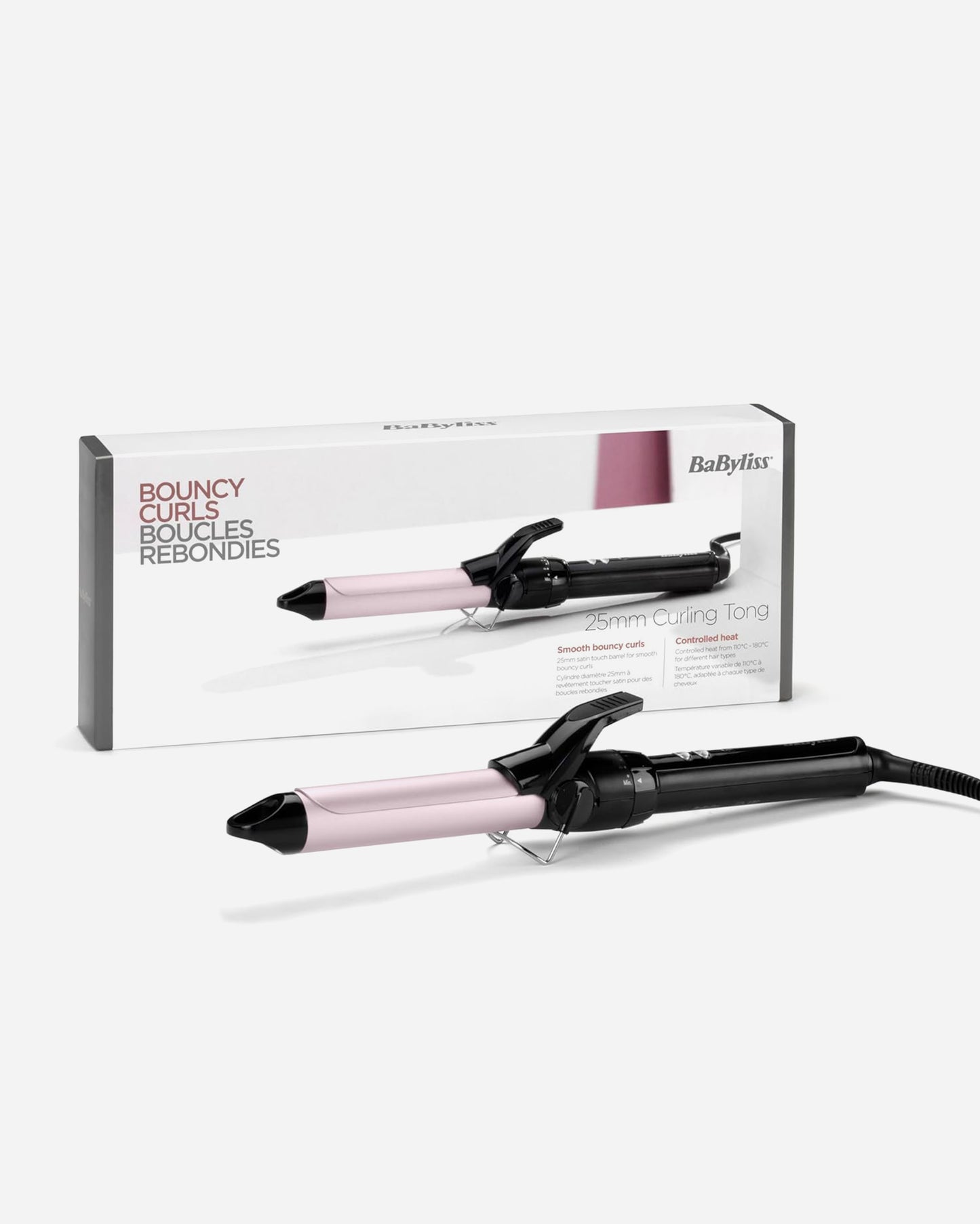 Babyliss 25Mm Sublim Touch Pro Curling Iron Black/Pink C325SDE