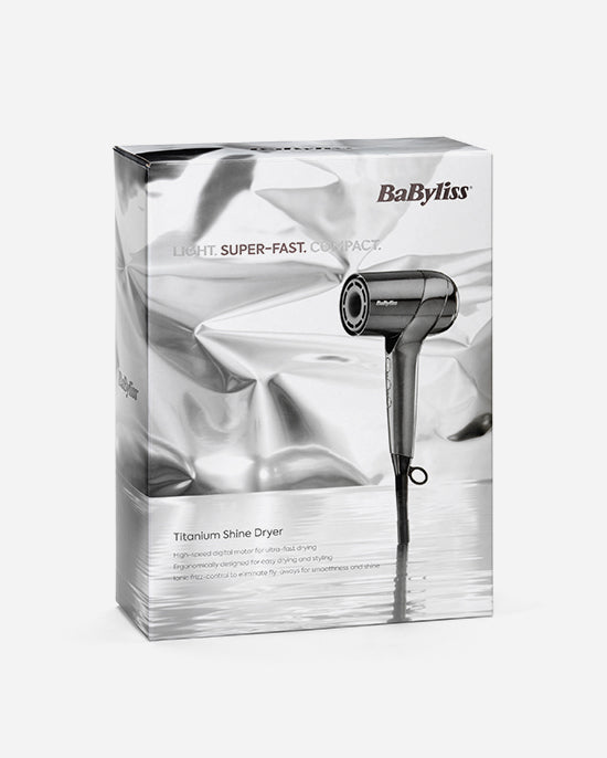BaByliss Titanium Shine Hair Dryer with Diffuser