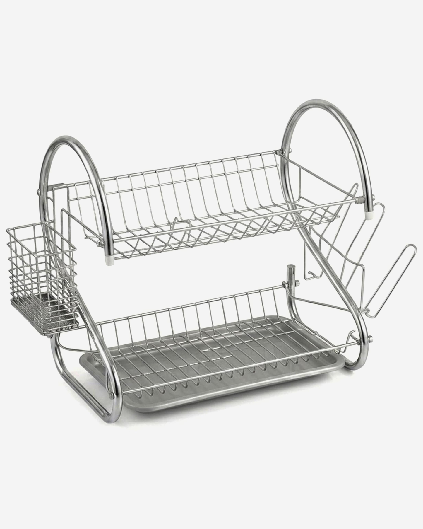 Cuisine Art 2-Tier Iron Dish Drying Rack 40 × 24 × 24 cm