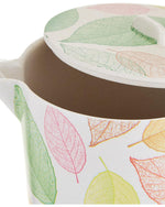 برطمان ماء من ألياف الخيزران من كويزين آرت - تصميم أوراق الشجر | صديق للبيئة | ١١ × ٢١.٥ سم | خفيف الوزن ومتين