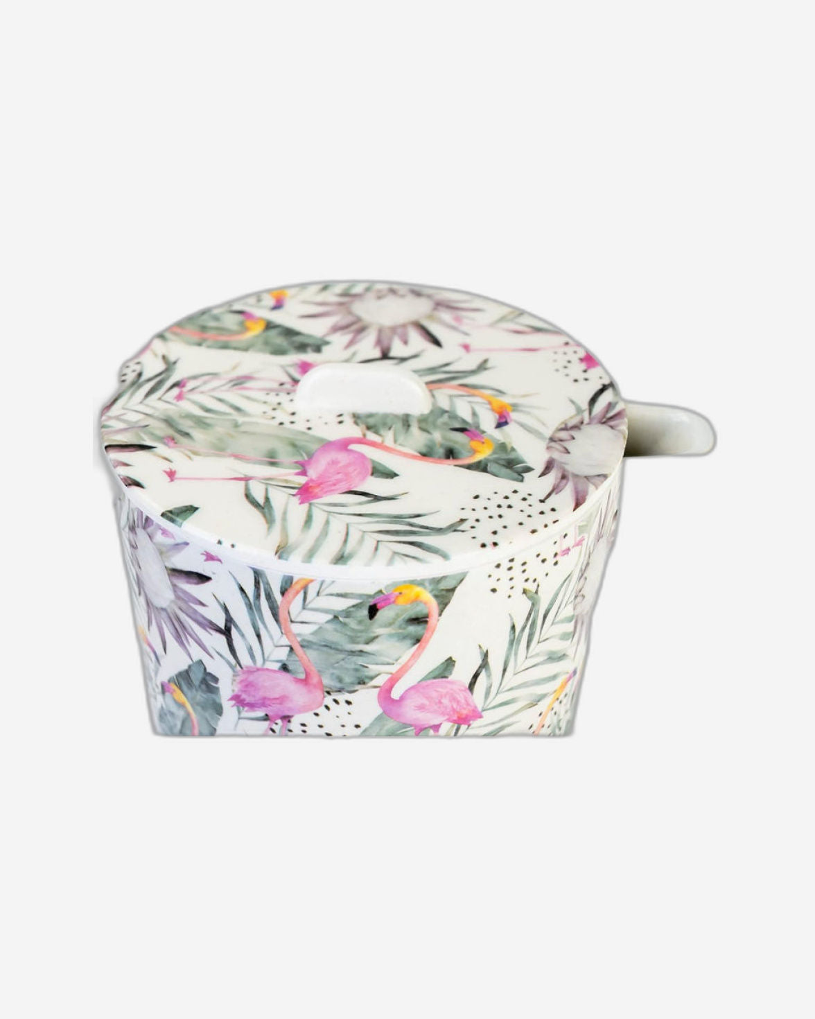 فن الطهي - فلورنسا - إبريق ماء صديق للبيئة مع فوهة صب وغطاء من ألياف الخيزران، أباريق مياه، إبريق مشروبات ساخنة وباردة، أباريق عصير شاي مثلج - 1.45 لتر