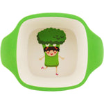 طقم أدوات طعام للأطفال من ألياف الخيزران من كويزين آرت | أطباق وأوعية وأكواب صديقة للبيئة للأطفال | خفيفة الوزن ومتينة | تصاميم مرحة