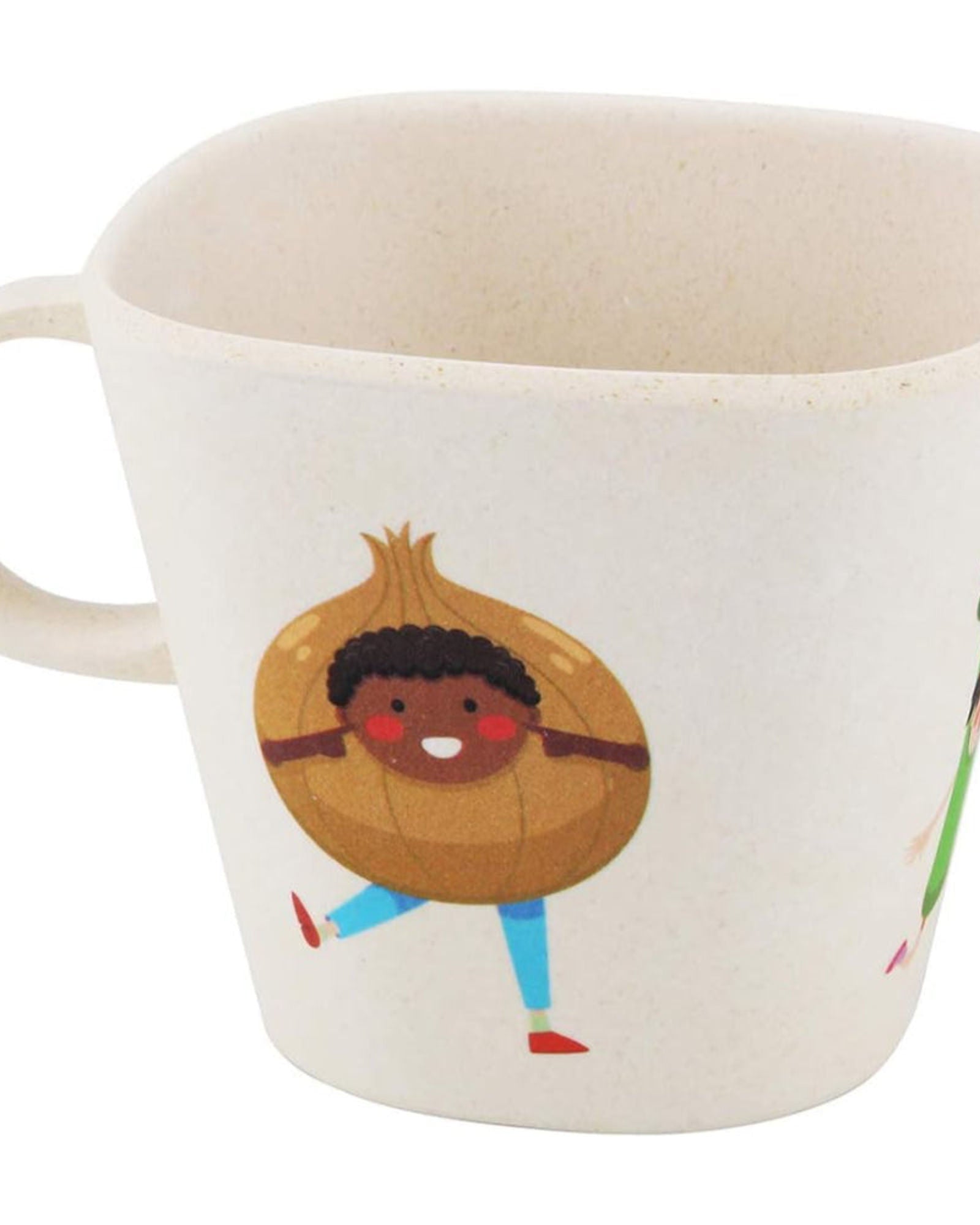 طقم أدوات طعام للأطفال من ألياف الخيزران من كويزين آرت | أطباق وأوعية وأكواب صديقة للبيئة للأطفال | خفيفة الوزن ومتينة | تصاميم مرحة