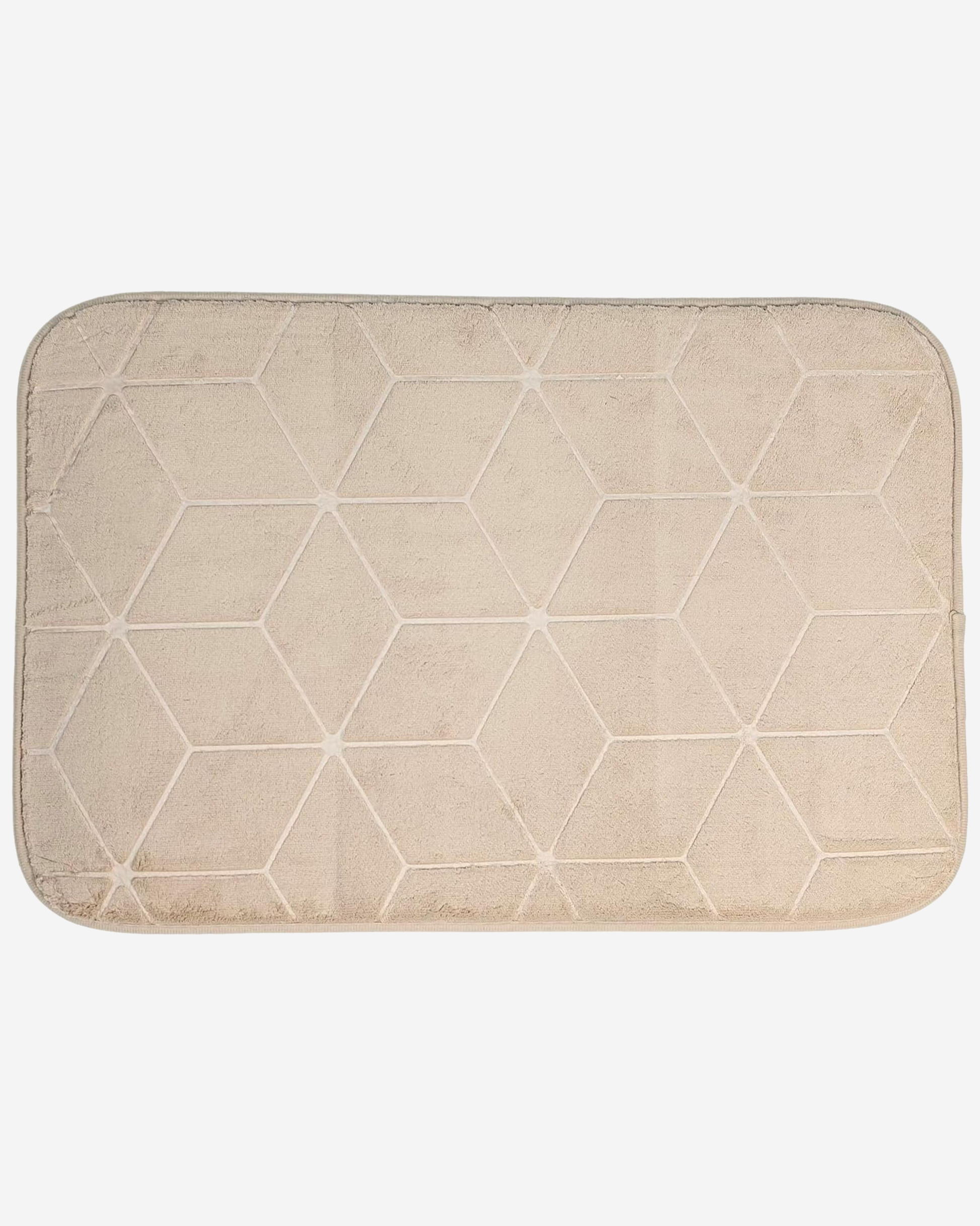 Cuisine Art Memory Foam Bath Mat 40×60 cm Beige