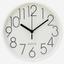 Cuisine Art Round Wall Clock 20 cm White