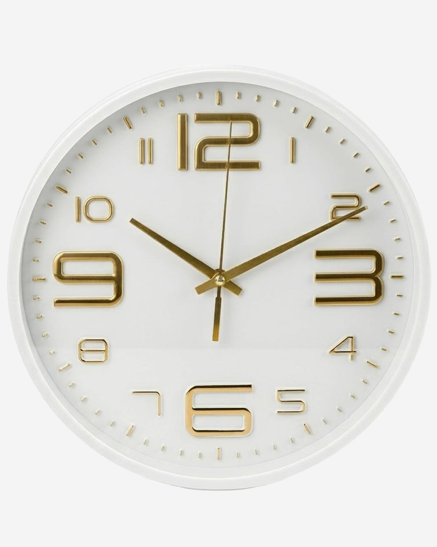 Cuisine Art Round Wall Clock 25 cm White