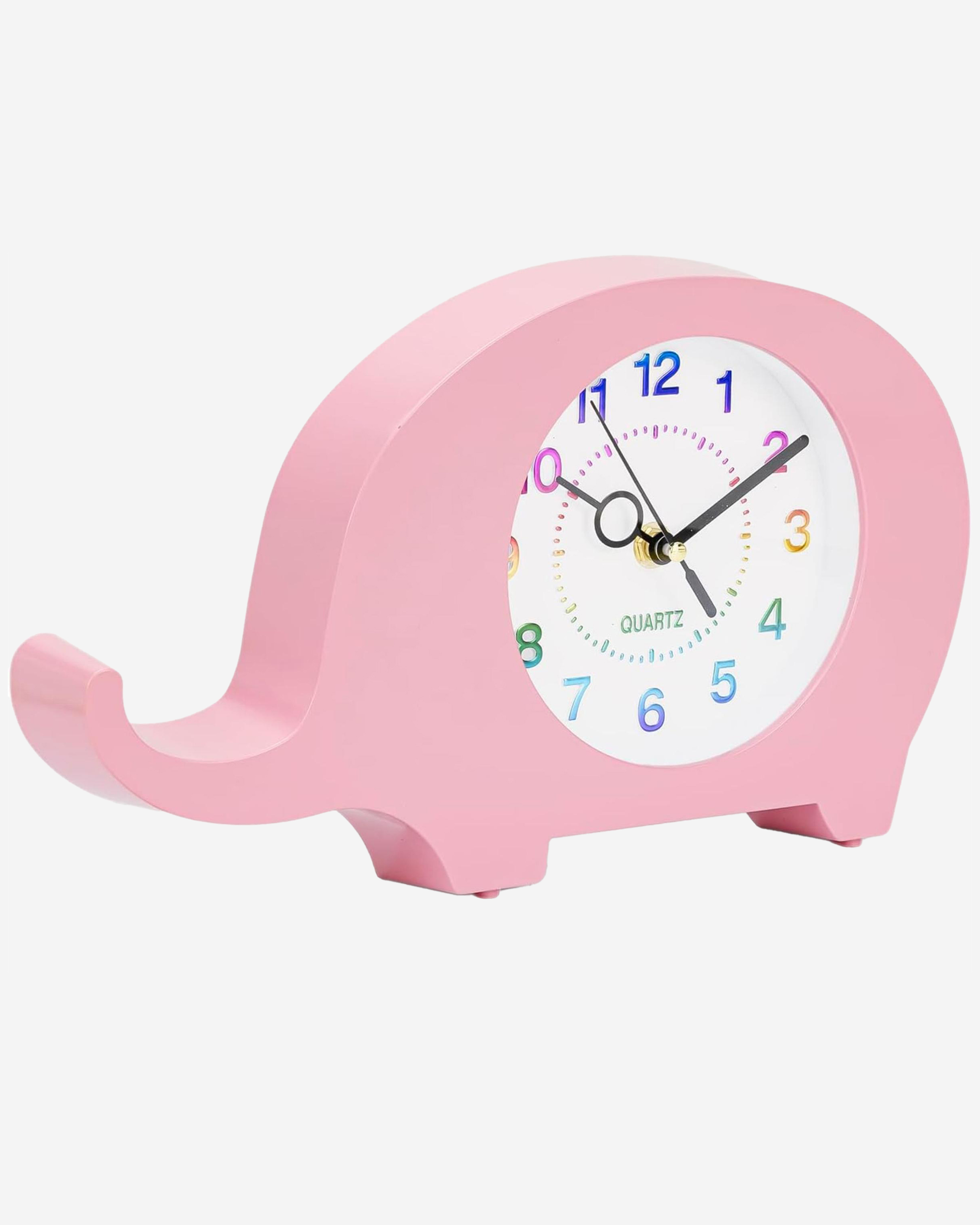 Cuisine Art Dinosaur Clock Pink