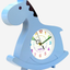 Cuisine Art Magical Horse Clock Blue