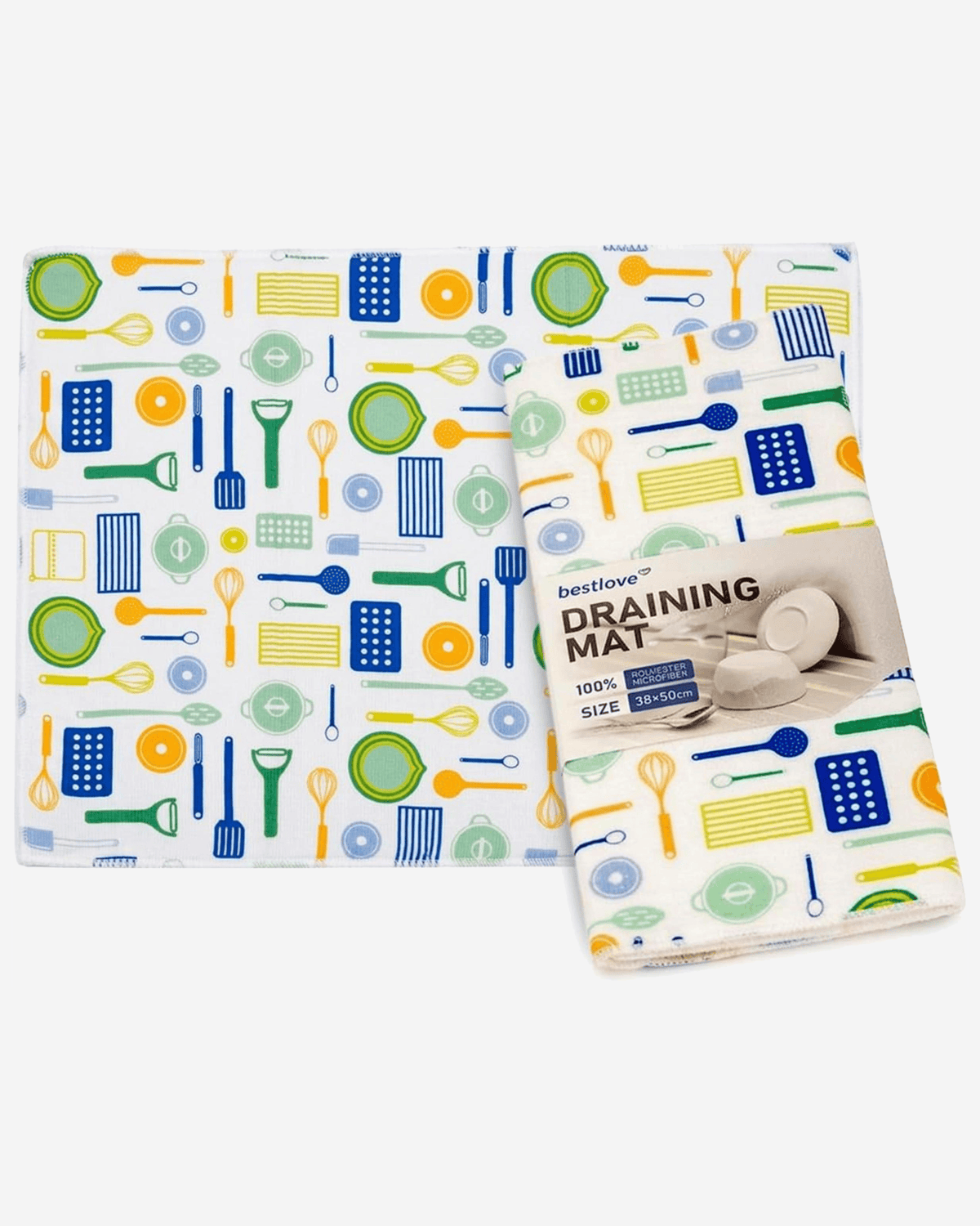 Cuisine Art Microfiber Dish Draining Mat 38×50 cm