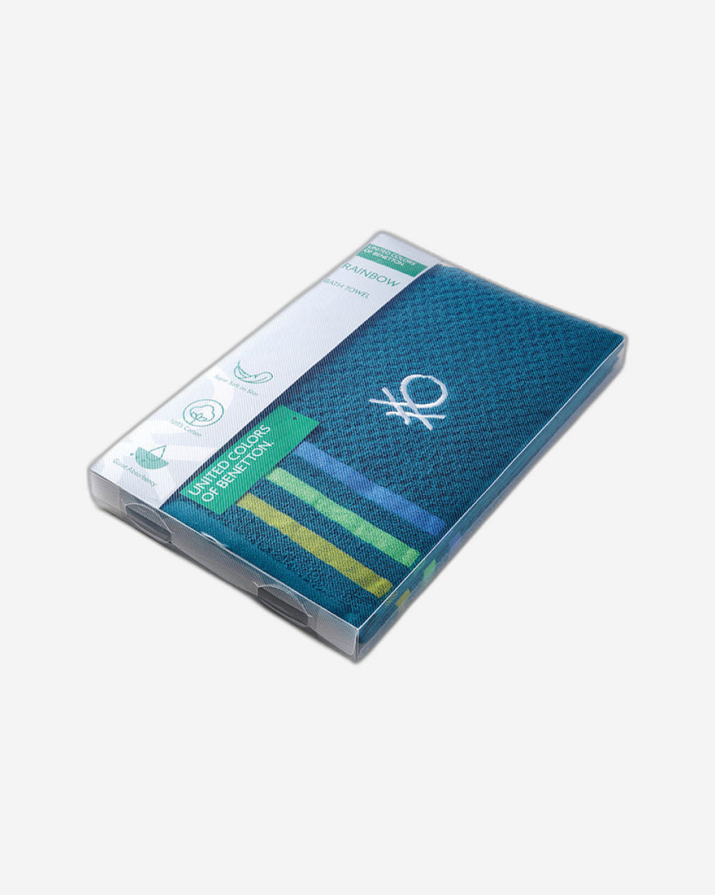 منشفة حمام قوس قزح زرقاء من يونايتد كولورز أوف بينيتون، 450 جرام لكل متر مربع