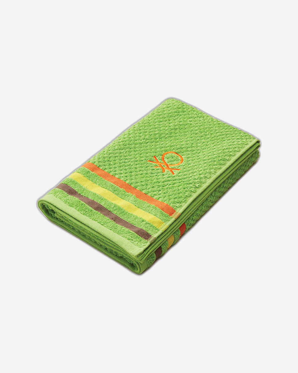 منشفة حمام يونايتد كولورز أوف بينيتون بألوان قوس قزح الخضراء، 450 جرام لكل متر مربع