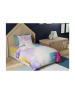 ملاءة سرير أطفال 210 TC من United Colors of Benetton مع غطاء وسادة واحد بلون الخوخ