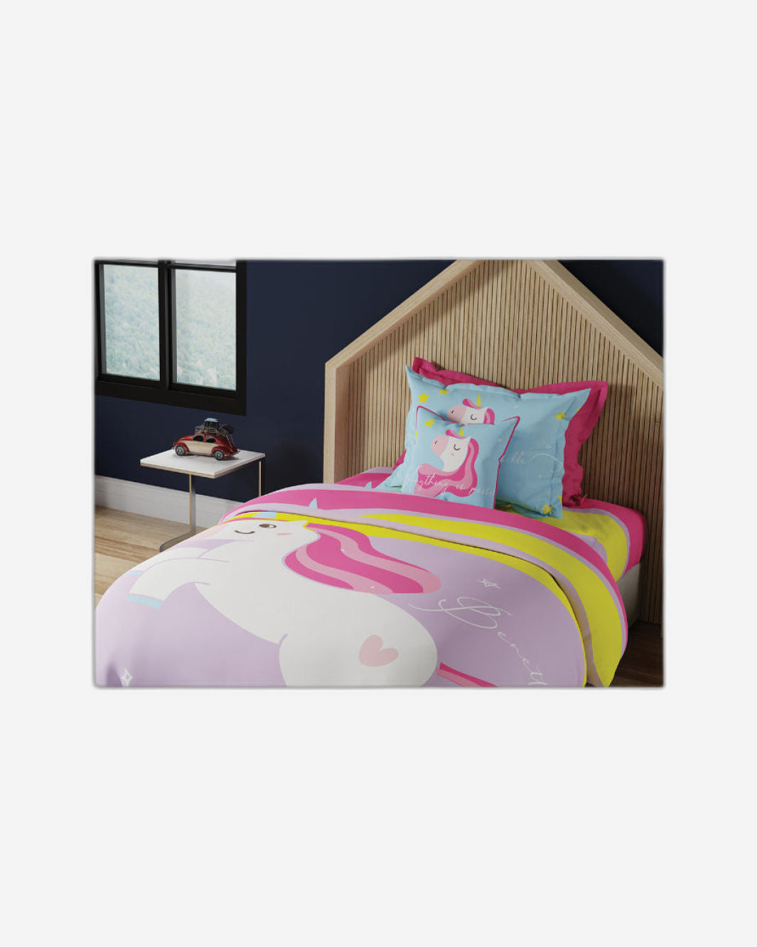 ملاءة سرير أطفال 210 TC من United Colors of Benetton مع غطاء وسادة واحد متعدد الألوان