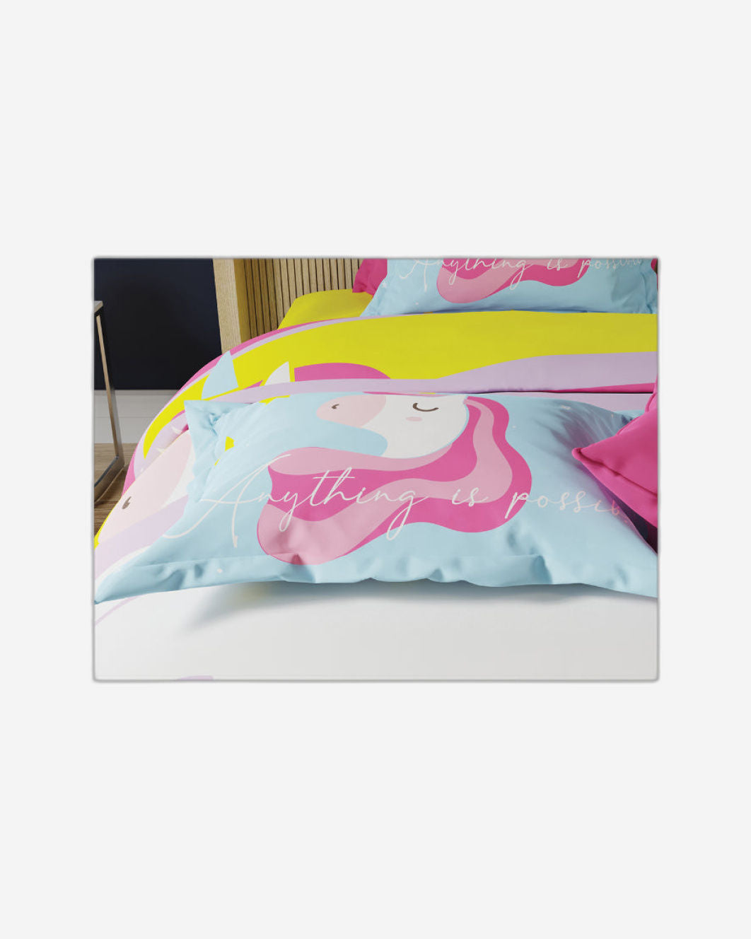 ملاءة سرير أطفال 210 TC من United Colors of Benetton مع غطاء وسادة واحد متعدد الألوان