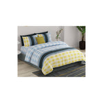 ملاءة سرير United Colors of Benetton Rainbow 210 TC Super King مع غطائي وسادة متعدد الألوان