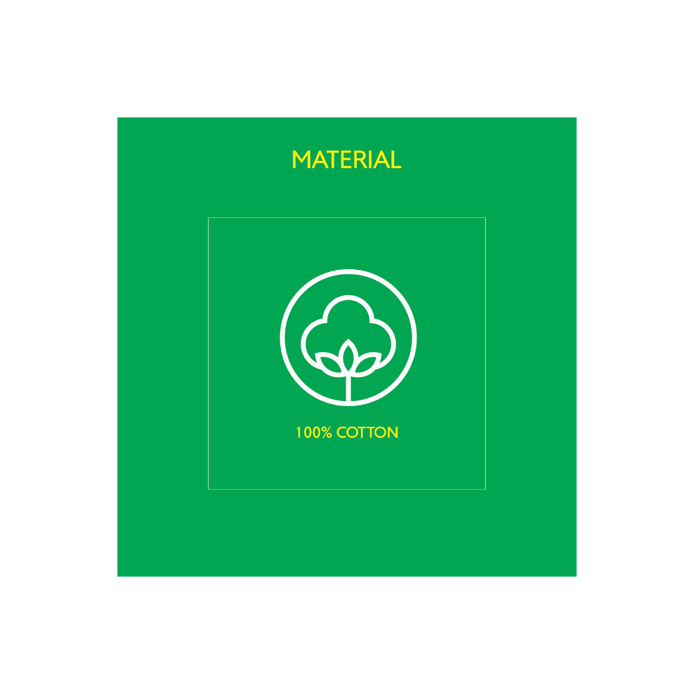 ملاءة سرير سوبر كينج من يونايتد كولورز أوف بينيتون رينبو 210 تي سي مع غطاءي وسادة رينبو