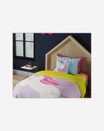 لحاف فردي مطبوع رقميًا من يونايتد كولورز أوف بينيتون للأطفال، مقاس 140 × 230 سم - لون لافندر