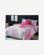 ملاءة سرير كينج من يونايتد كولورز أوف بينيتون كيدز 210 تي سي مع غطائي وسادة بلون لافندر