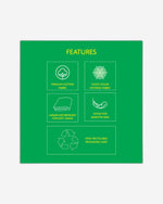 ملاءة سرير كينج من يونايتد كولورز أوف بينيتون كيدز 210 تي سي مع غطائي وسادة بلون لافندر