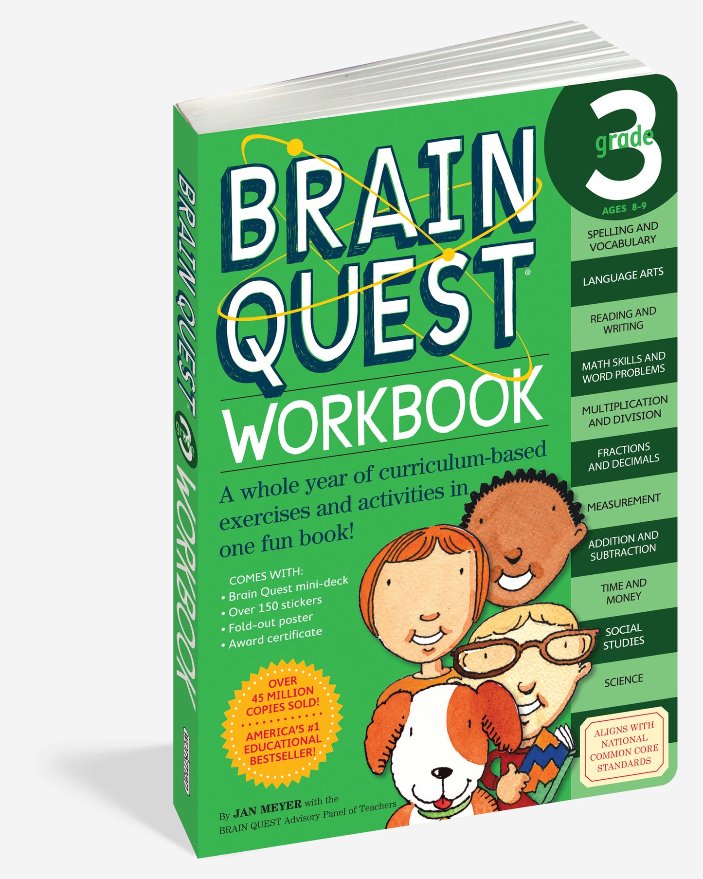 كتاب تمارين Brain Quest: الصف الثالث