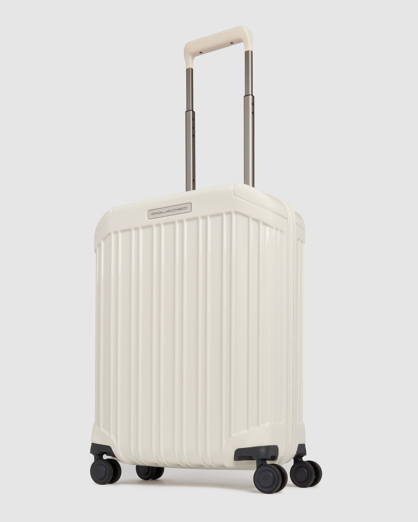 حقيبة سفر بعجلات أربعة Piquadro بيضاء