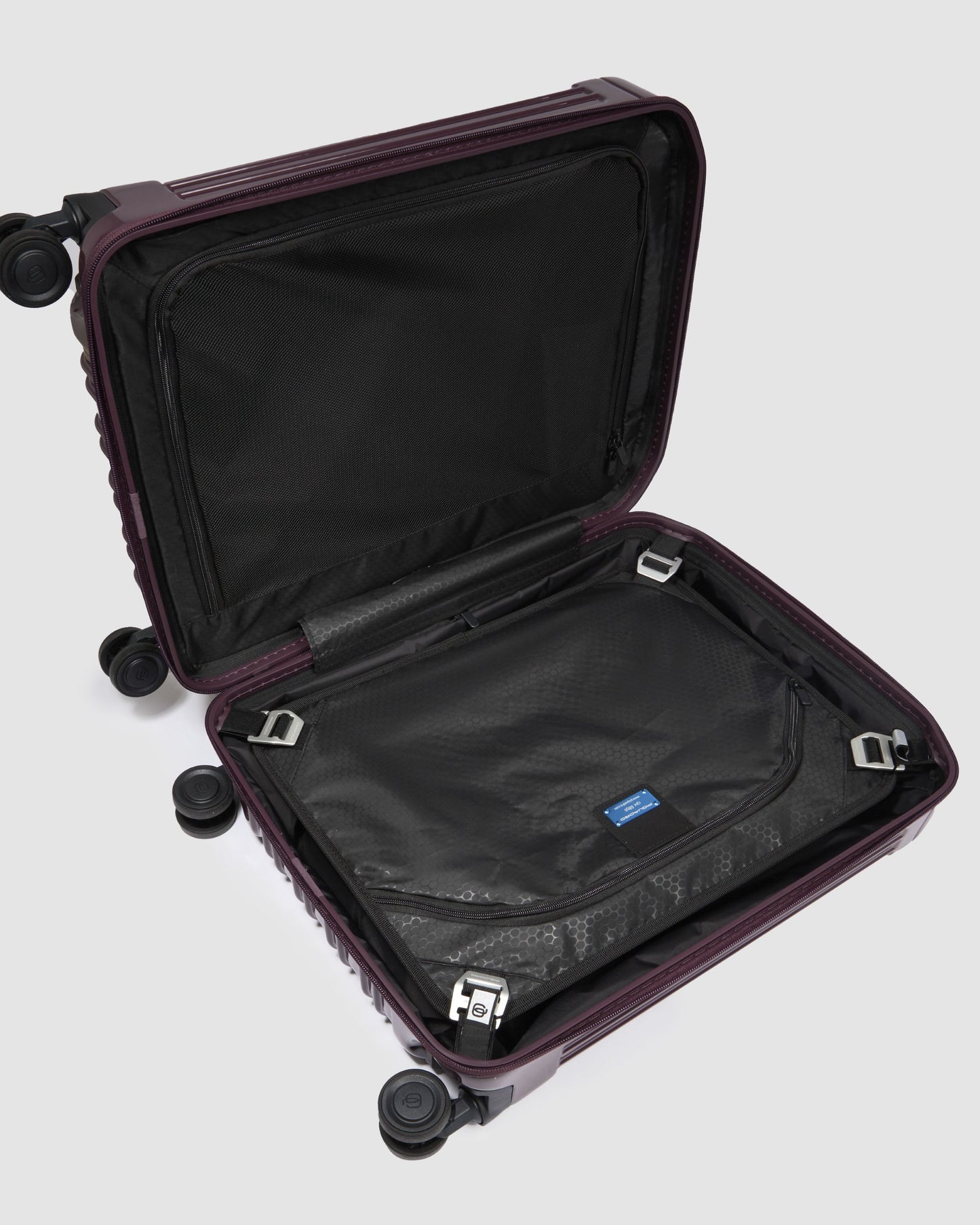 Piquadro 4 Wheel Cabin Suitcase Bordeaux