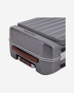 حقيبة بيكوادرو بي كيو إل إم بإطار ٥٥ سم، فحص سريع مع حامل حاسوب، حقيبة صلبة بأربع عجلات مزدوجة، لون أسود/بني فاتح - Bv4426Pqlm/Ncu