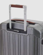 حقيبة بيكوادرو بي كيو إل إم بإطار ٥٥ سم، فحص سريع مع حامل حاسوب، حقيبة صلبة بأربع عجلات مزدوجة، لون أسود/بني فاتح - Bv4426Pqlm/Ncu