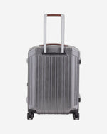 حقيبة بيكوادرو بي كيو إل إم بإطار ٥٥ سم، فحص سريع مع حامل حاسوب، حقيبة صلبة بأربع عجلات مزدوجة، لون أسود/بني فاتح - Bv4426Pqlm/Ncu