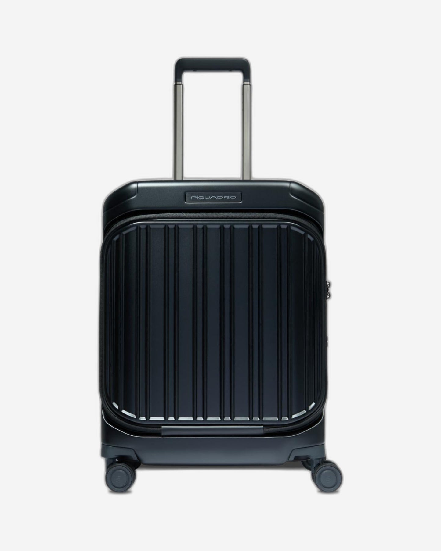 حقيبة بيكوادرو بي كيو لايت دوارة صلبة بحجم المقصورة مزودة بجهاز كمبيوتر وأسود غير لامع