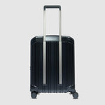 حقيبة بيكوادرو بي كيو لايت دوارة صلبة بحجم المقصورة مزودة بجهاز كمبيوتر وأسود غير لامع